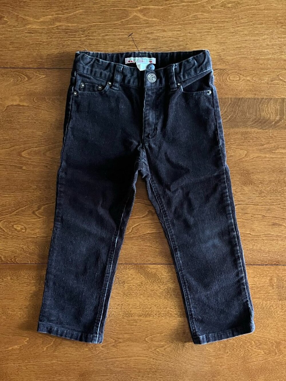 Bonpoint soft black corduroy pants 2T